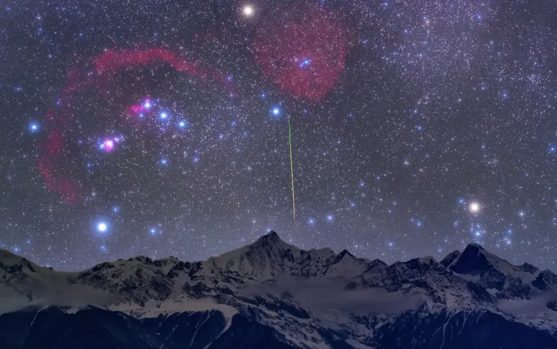 卡瓦格博的星空