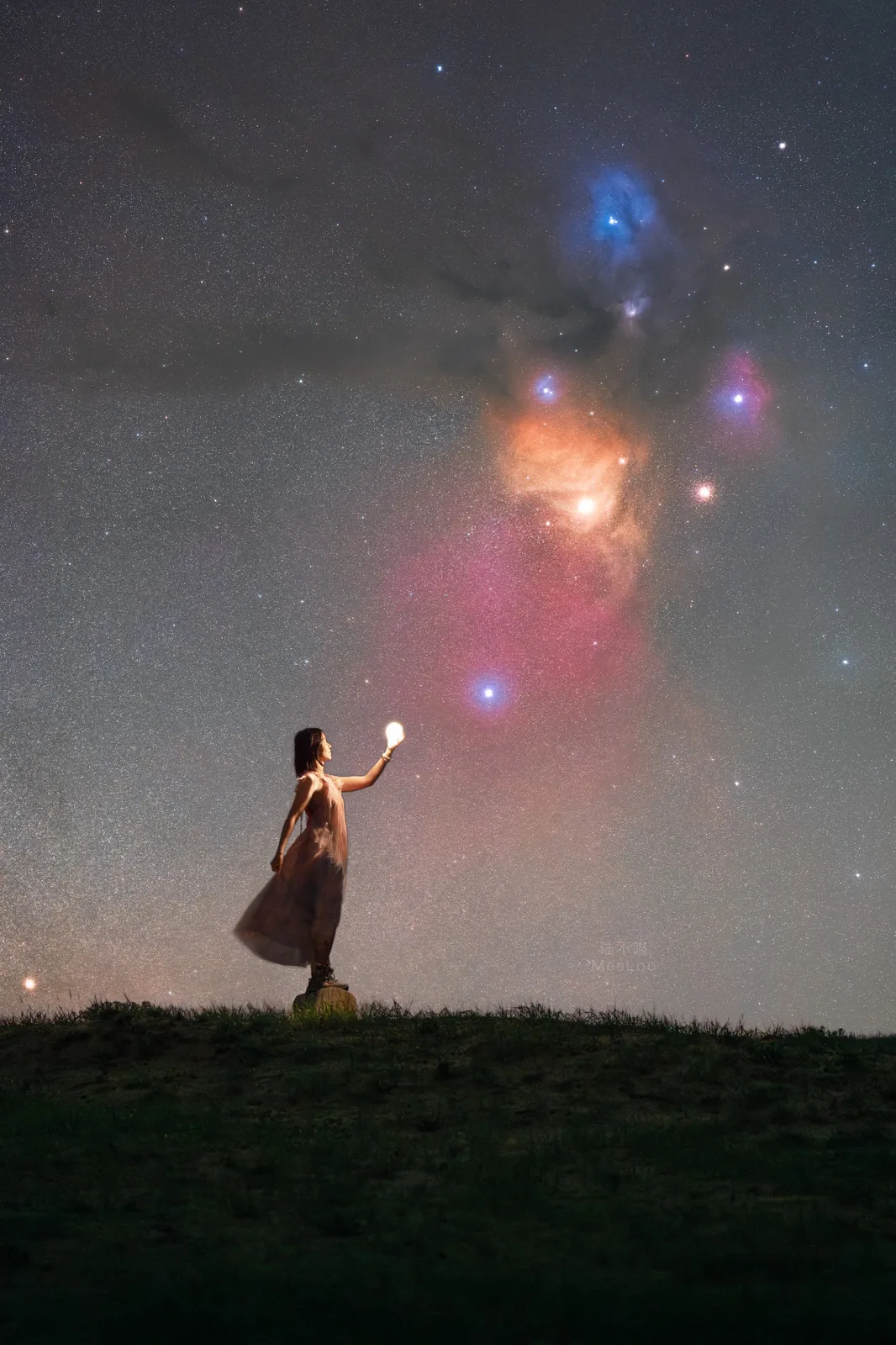 从调色盘里摘了颗星星